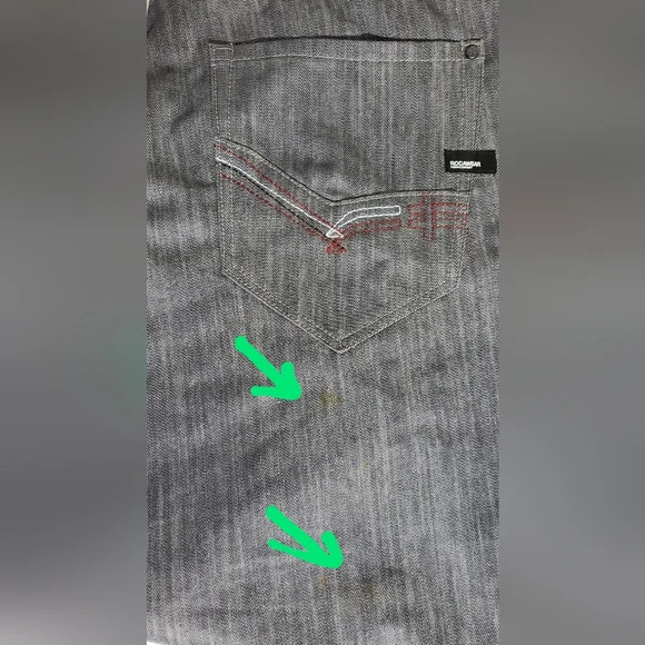 Rocawear R+, original fit men's jeans. 40x32,NWOT, cool Y2K vibe - Picture 8 of 14